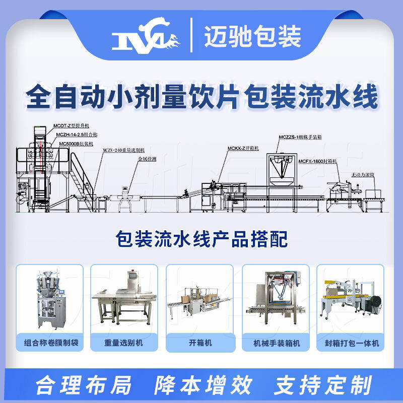 全自动小剂量饮片包装流水线